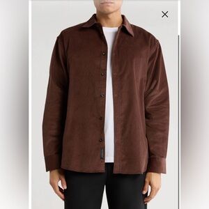 Rag and Bone Men's Espresso Brown Corduroy Shirt - NWT!